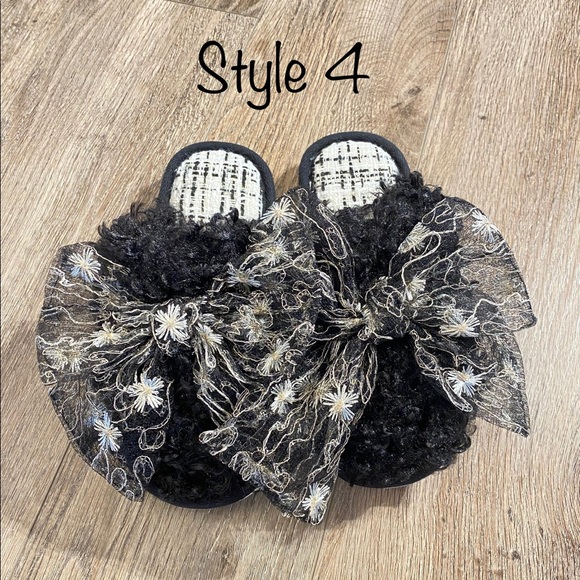 Handmade ultra soft Bridal Slippers - Picture 3 of 7